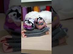 100% полиэстерная имитируемая меховая пряжа для изготовления предупреждающих и мягких свитеров